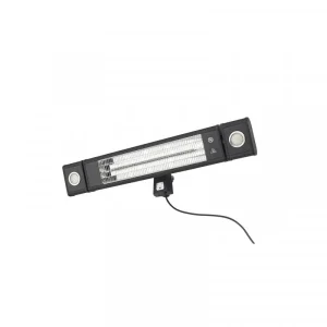 ZR-32299-BLK Wall Mounted Patio Heater 1.8KW with Light Forum Blaze IP44