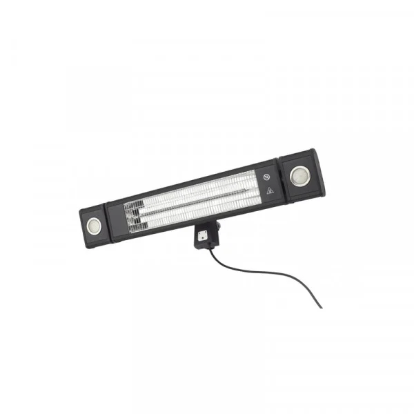 ZR-32299-BLK Wall Mounted Patio Heater 1.8KW with Light Forum Blaze IP44