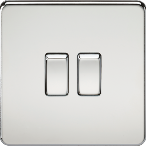 10AX 2G 2-way Switch - Polished Chrome