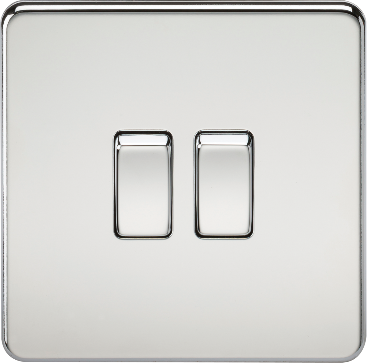 10AX 2G 2-way Switch - Polished Chrome