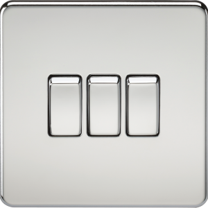 10AX 3G 2-way Switch - Polished Chrome