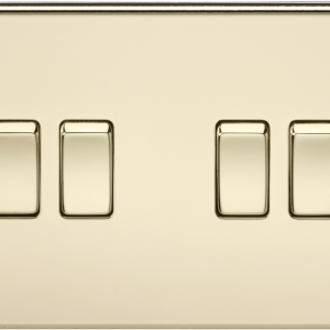 10AX 4G 2-way Switch - Polished Brass