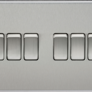 10AX 6G 2-way Switch - Brushed Chrome