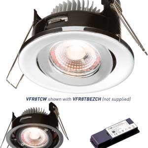 PROKNIGHT LED IP20 8W Tilt Fire-Rated Downlight 4000K