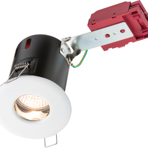 230V IP65 GU10 IC Fire-Rated Shower Downlight White