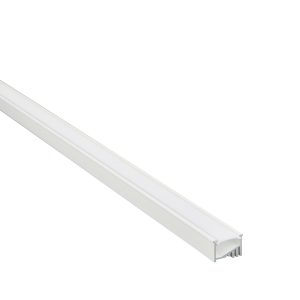 Rigel Recessed Wall Washer 2m Aluminium Profile/Extrusion White