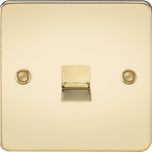 Telephone Master Outlet - Polished Brass