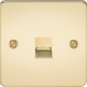 Telephone Extension Outlet - Polished Brass