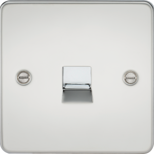 Telephone Extension Outlet - Polished Chrome