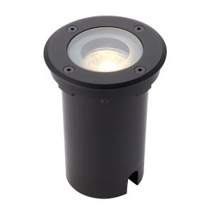 Pillar round Black IP65 50W