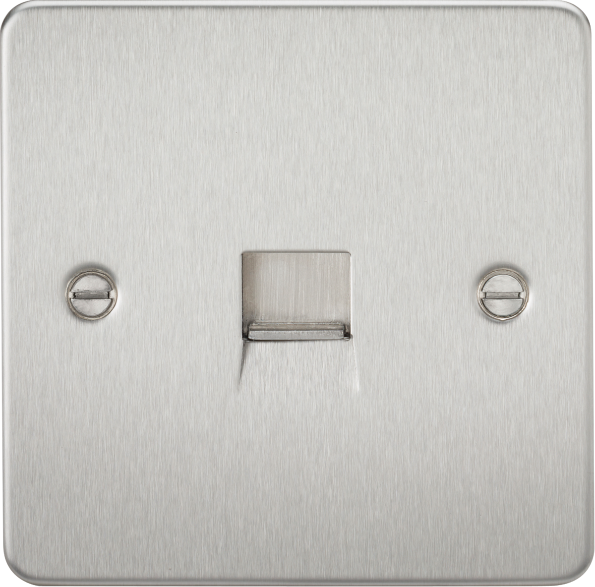 Telephone Extension Outlet - Brushed Chrome