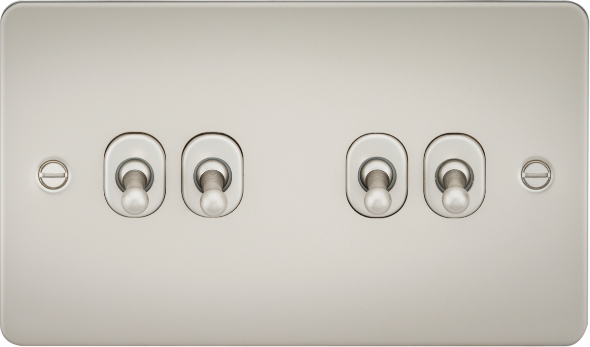 10AX 4G 2-way Toggle Switch - Pearl