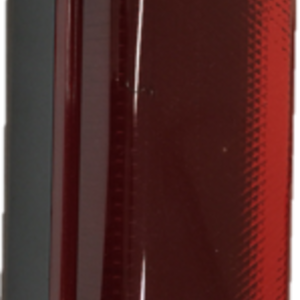230V IP54 5W LED Security Amenity Bulkhead Black Base with Red Diffuser