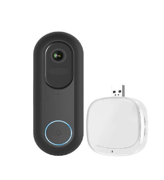 SHA5357 1080P Wired & Wireless Video Doorbell Kit With 5200mah Battery & USB Foldable Chime