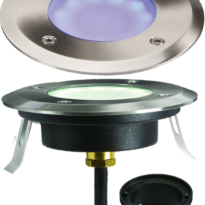 230V IP65 1.7W Blue LED Ground / Deck Light