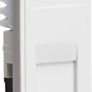 UTP CAT5E RJ45 Outlet Module 25 x 50mm - White