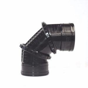 SCAB02 110mm Solvent Double Socket Adjustable Bend 0-90°