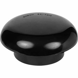 Aquaflow 110mm Push Fit Soil Mushroom Vent Cowl Black