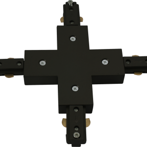 230V Track X-connector - Black