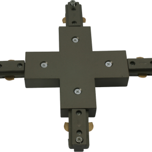 230V Track X-connector - Satin Nickel