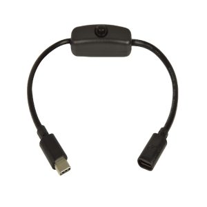 113.026UK USB Type-C Extension Cable with Power Switch