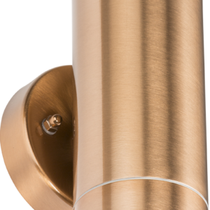 230V IP65 GU10 2 x 35W Up & Down Wall Light - Copper Colour