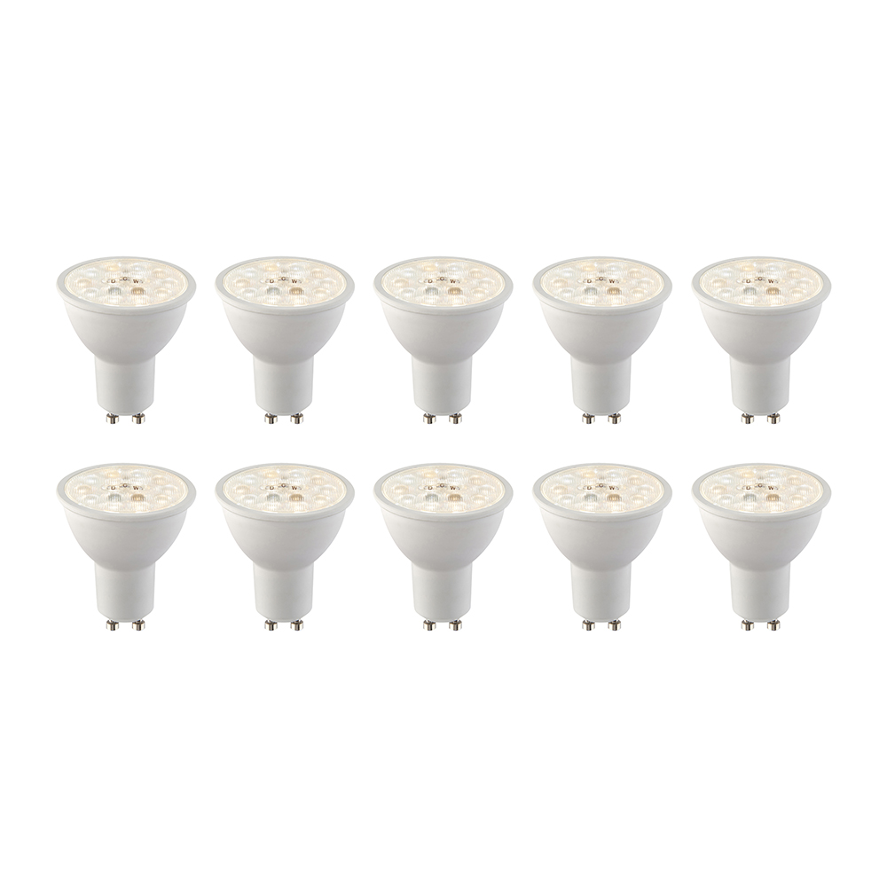 GU10 CCT 7W | 600LM | 86LM/W | 2700K/4000K/6500K | 60 Beam Angle