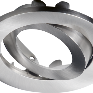 Brushed Chrome Tilt Bezel for VFR8 LED IP20 Downlights