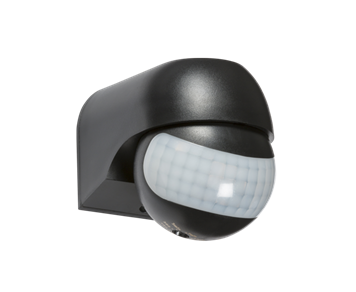 IP44 180° Mini PIR Sensor - Black