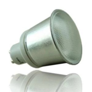 11 watt Energy Saving Cool White GU10 Light Bulb - Megaman Long Neck - Now 5 watt
