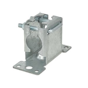 120.941UK Pressed Facia Mast Bracket With Clamp