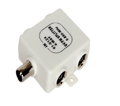 122.075UK 4-Way Signal Splitter - Bulk