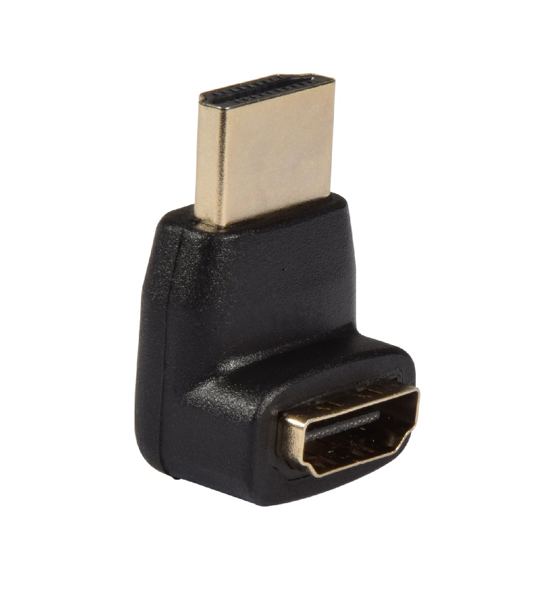 122.399UK Adaptor HDMI Right Angle Plug – HDMI Socket