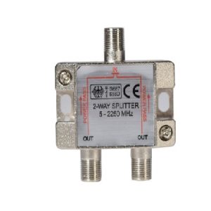 122.807UK Satellite Metal F Splitters 5-2250MHz