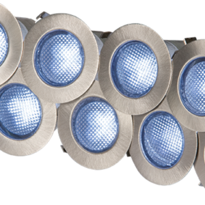 IP65 230V 10x 0.2w Blue LED Kit