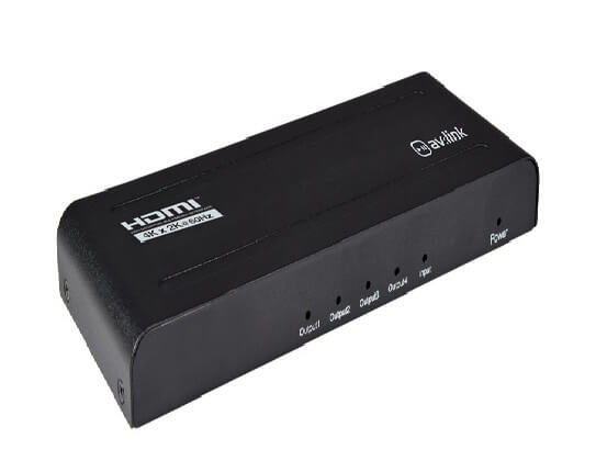 128.846UK 4K HDMI Splitter 1x4
