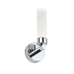 230V IP44 3W LED Wall Light Chrome