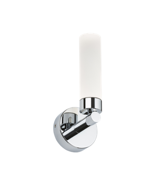 230V IP44 3W LED Wall Light Chrome