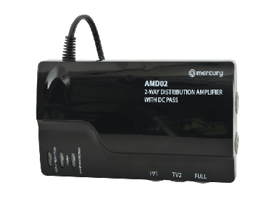 130.030UK UHF/VHF Distribution Amplifiers with 5G/4G Filter and DC Pass 2 Way 5G