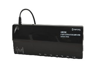 130.032UK UHF/VHF Distribution Amplifiers with 5G/4G Filter and DC Pass 6 Way 5G