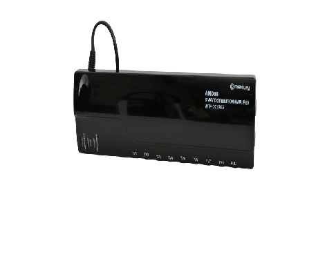 130.033UK UHF/VHF Distribution Amplifiers with 5G/4G Filter and DC Pass 8 Way 5G