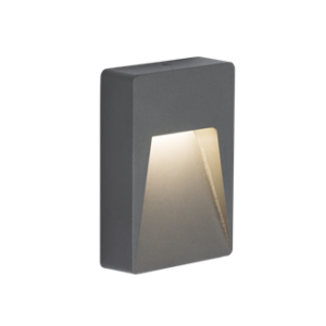 230V IP54 2W LED Guide Light - Anthracite
