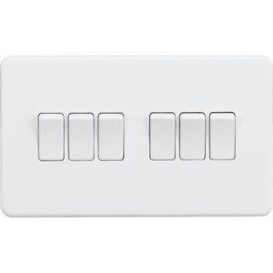 10AX 6G 2-Way Switch - Matt White