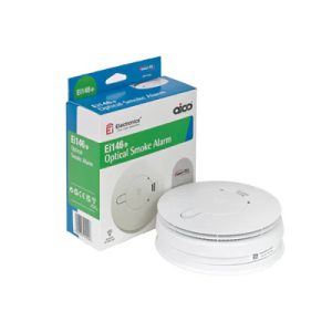 Aico Ei146E Easi-fit Optical Smoke Alarm 230V + 9V Alkaline Battery Back-up