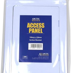 AP150 Arctic Hayes Surface Mounted Access Panel, 150 mm Length x 230 mm Height, White