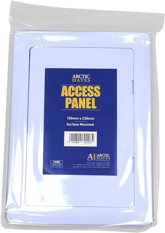 AP150 Arctic Hayes Surface Mounted Access Panel, 150 mm Length x 230 mm Height, White