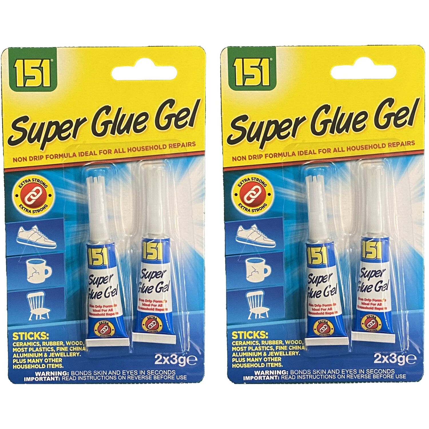 151 Super Glue 2 x 3g