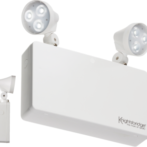 Knightsbridge 230V IP20 6W LED Twin Spot Emergency Light