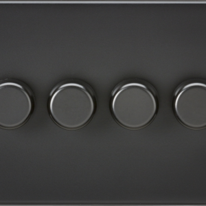 4G 2-way 10-200W (5-150W LED) Intelligent dimmer - Matt Black