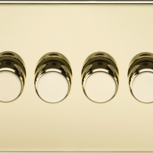 4G 2-way 10-200W (5-150W LED) Intelligent dimmer - Polished Brass